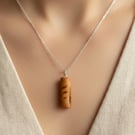 Sausage Roll Necklace - Polymer Clay Handmade Jewellery 