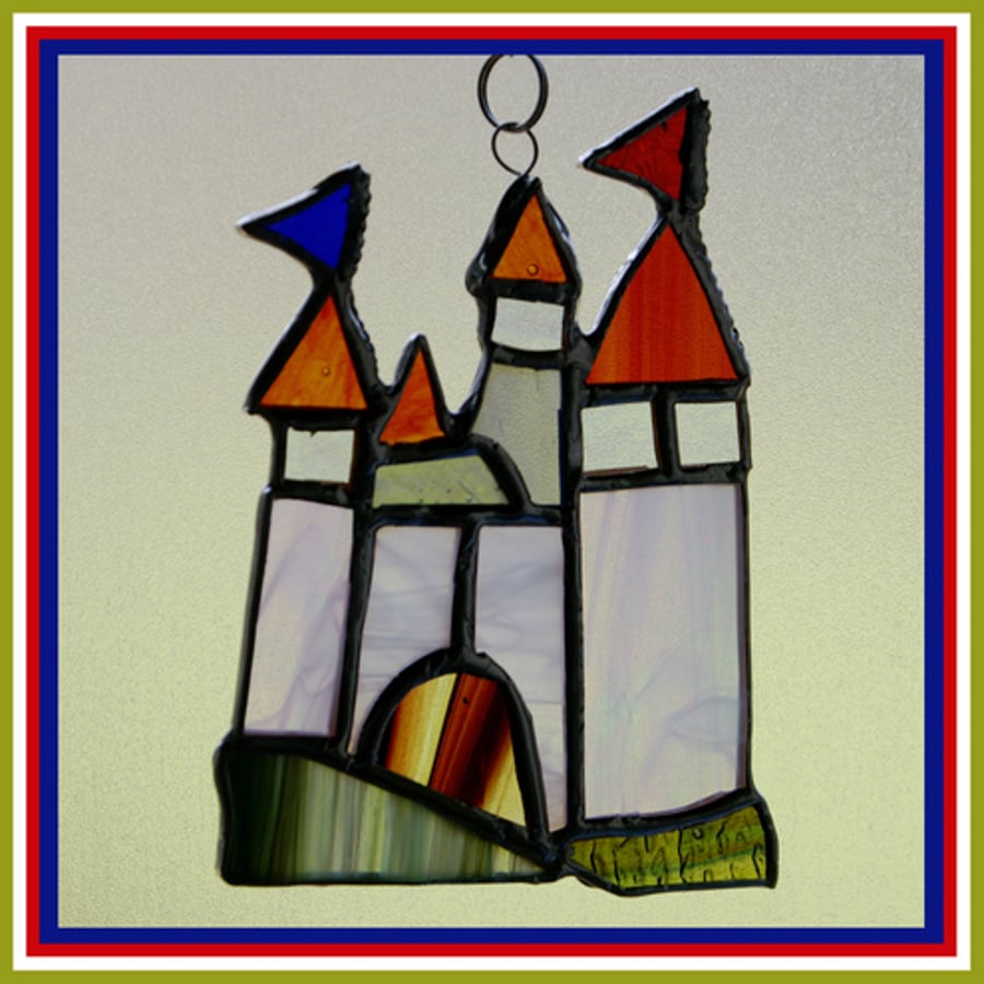 Fairytale Castle -  Stained Glass Suncatcher