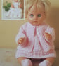 VINTAGE KNITTING PATTERN Baby Doll Layette