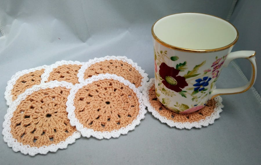 Coasters Crochet Set of 6