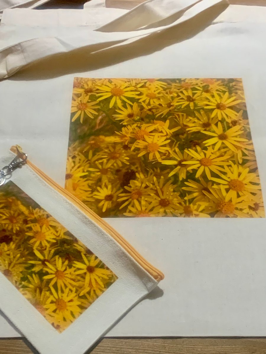 Tote Bag and Micro Bag Set with One Of A Kind Design