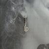 Sterling Silver Ubu Swirl Earrings