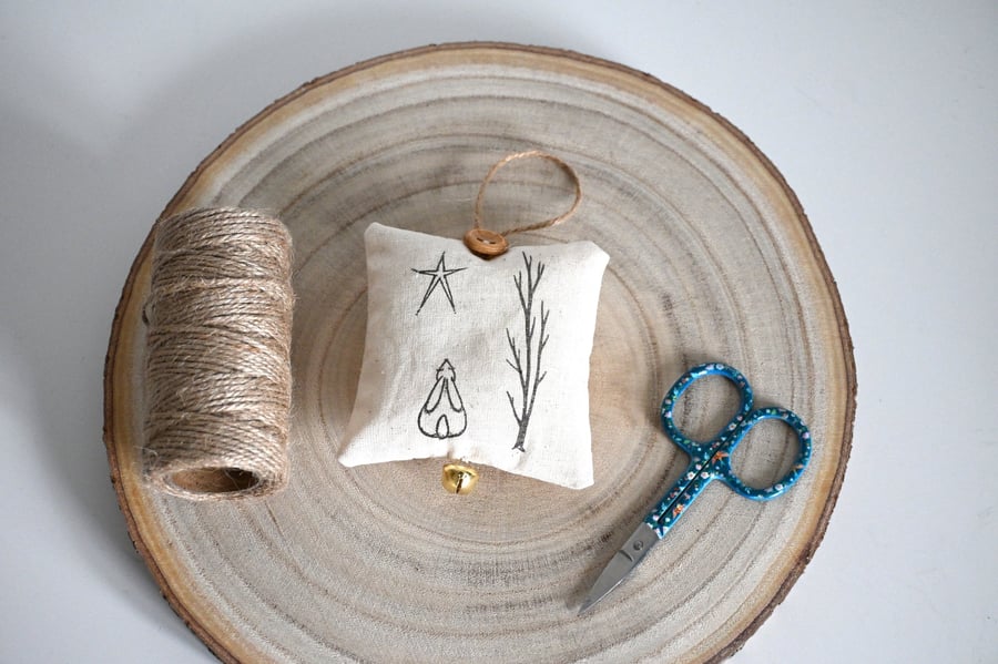 star gazing hare hanging decoration