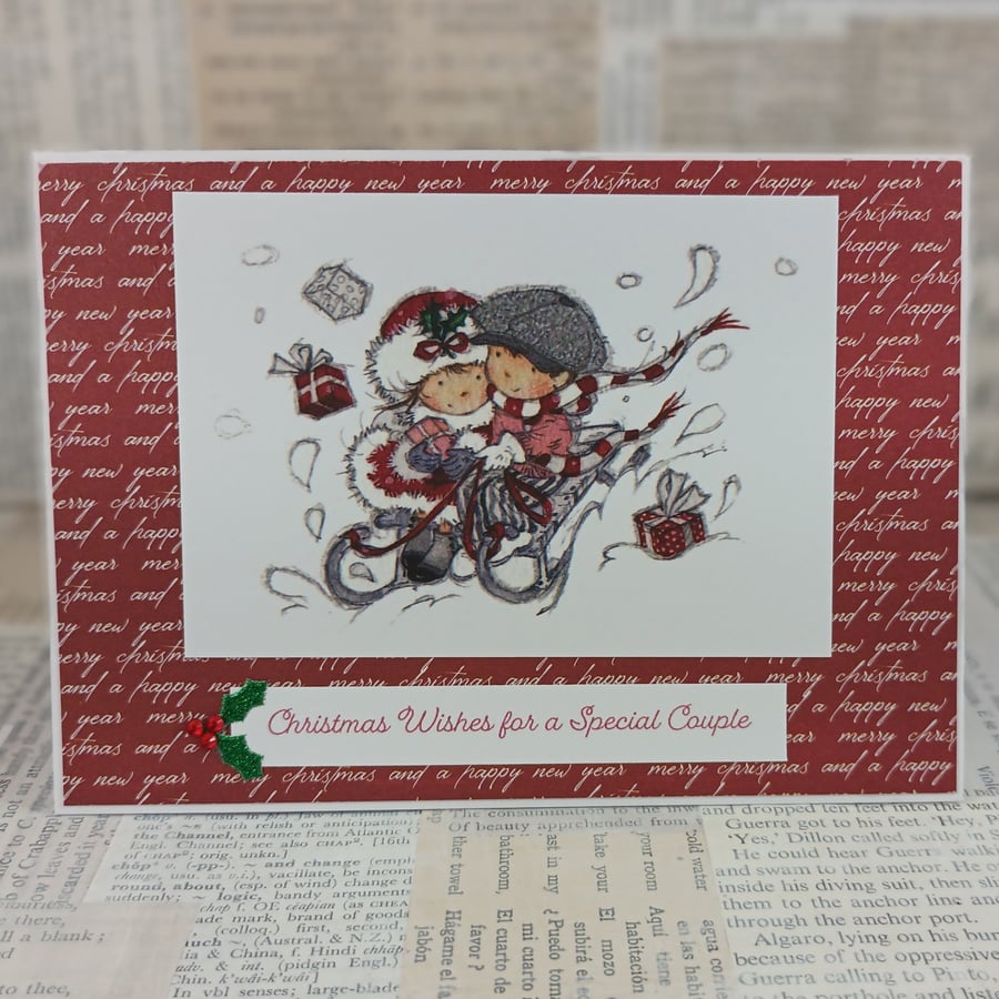 Christmas card for a special couple