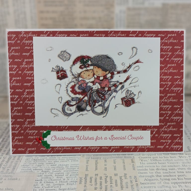 Christmas card for a special couple