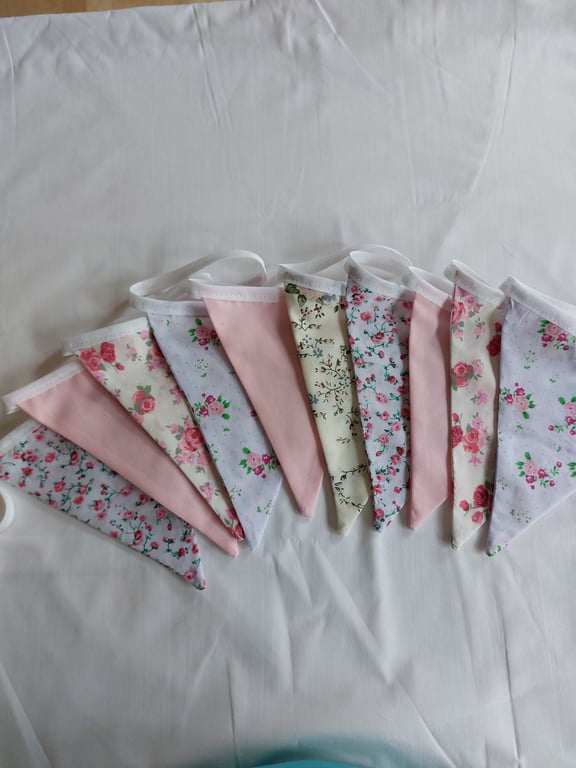 vintage floral bunting