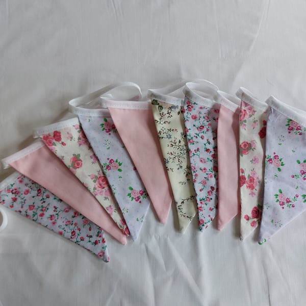 vintage floral bunting