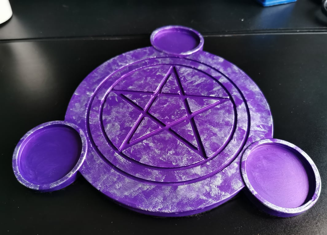 Pentagram Tealight Holder