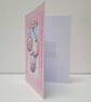 Daughter Christmas Card – Festive Baubles Christmas Tree Ornaments Design - Image 4
