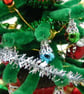 Silver Decorated Christmas Tree. - Image 6