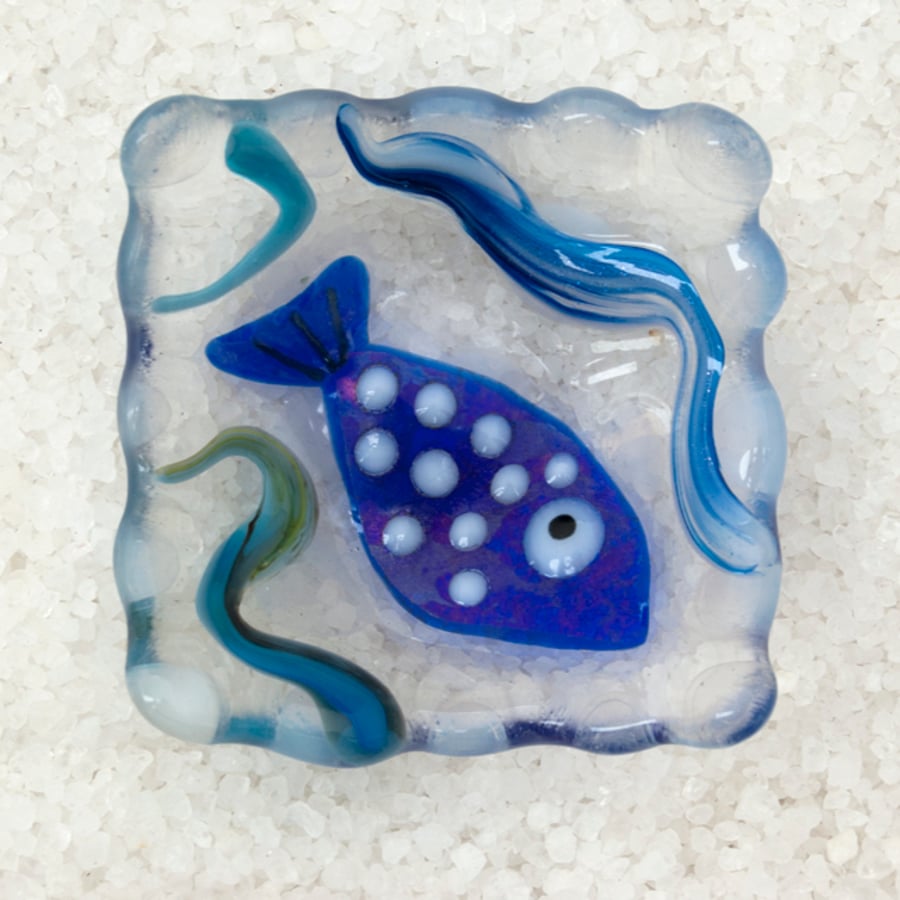 Fused Glass Little Fish Bowl