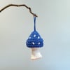 Blue Toadstool Bauble
