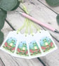 Frog on a log Gift Tags - set of 4 tags - Cute Frog