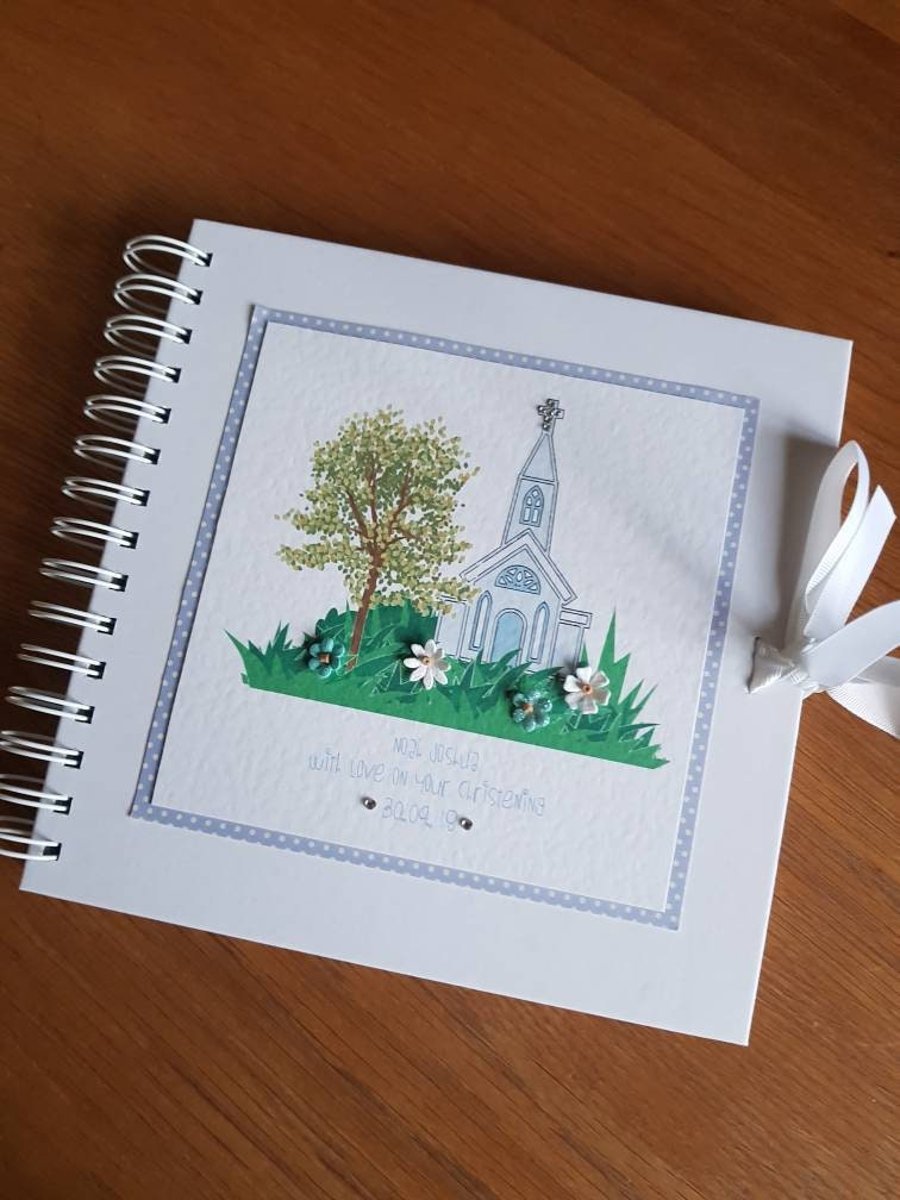 Personalised Christening Guest Book