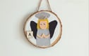 Alphabet fun mini wooden slices