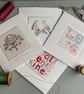 Love card in pale blue - Image 4