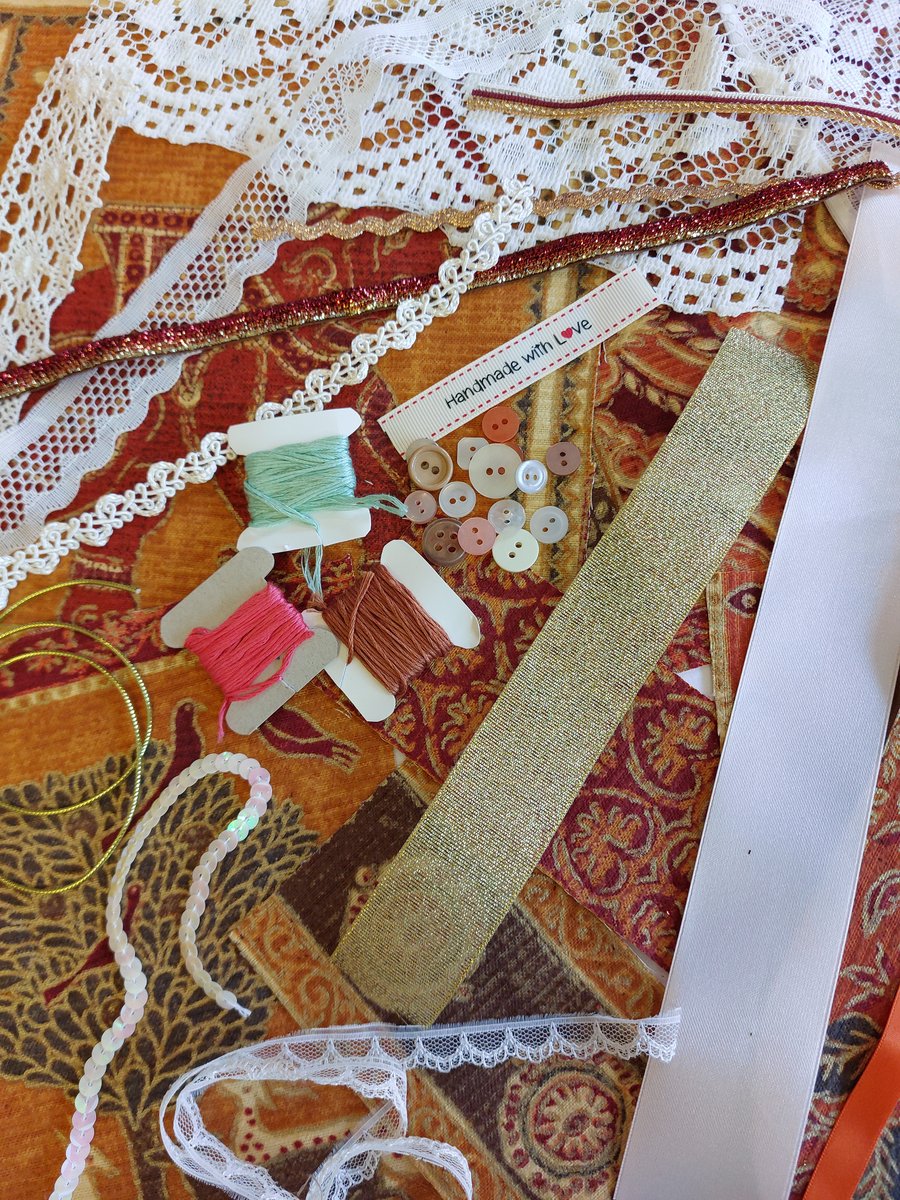 Ethnic style slow sewing kit 