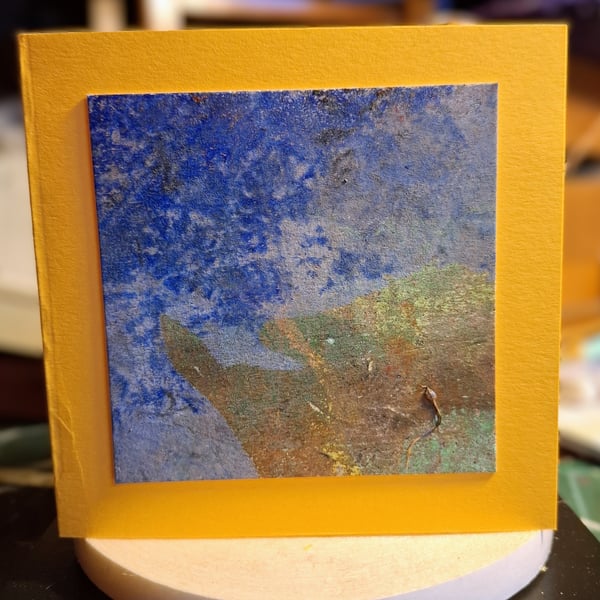 Two nature inspired 'The Land' Cards. 14x14cm. Blank. Original artwork.