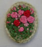 Pink Roses Brooch - Image 1