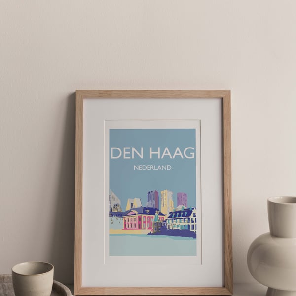 Den Haag, The Hague, The Netherlands Giclee Travel Print
