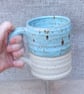 Beer stein tankard large mug pint handthrown stoneware handmade pottery cerami - Image 1
