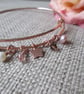Rose Gold Charm Bangle - Image 2