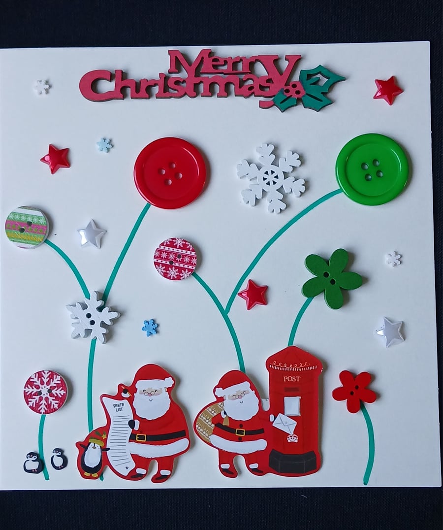 Handmade christmas card 
