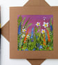 Original Painting - Greetings Card "Countryside Flowers" (Ref no 92)