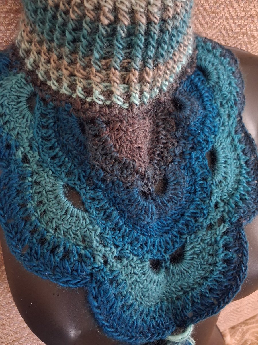 Neck warmer handmade crocheted