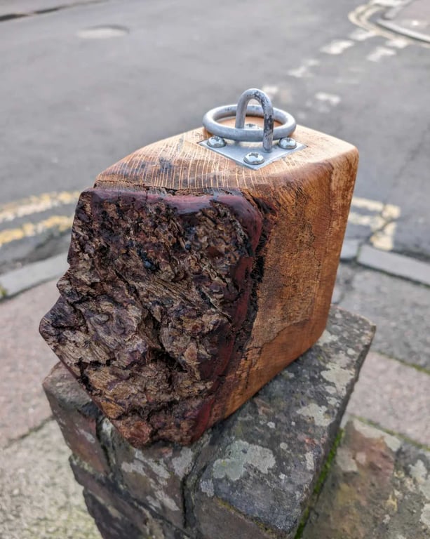 Medium Oak Door Stop