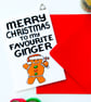 Funny Christmas Card To My Favourite Ginger Christmas Card for Red Heads - Image 5