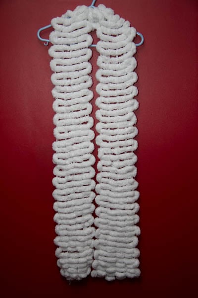 White Wool Scarf
