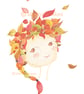 Autumn's Glow - Framed A4 Original Illustration - Image 2