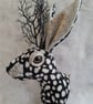 Faux jackalope head wall mount-Jack Thistlewick - Image 3