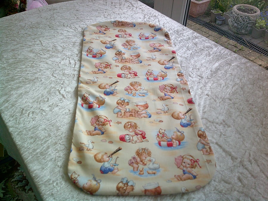 Children on the Beach Burp Cloth