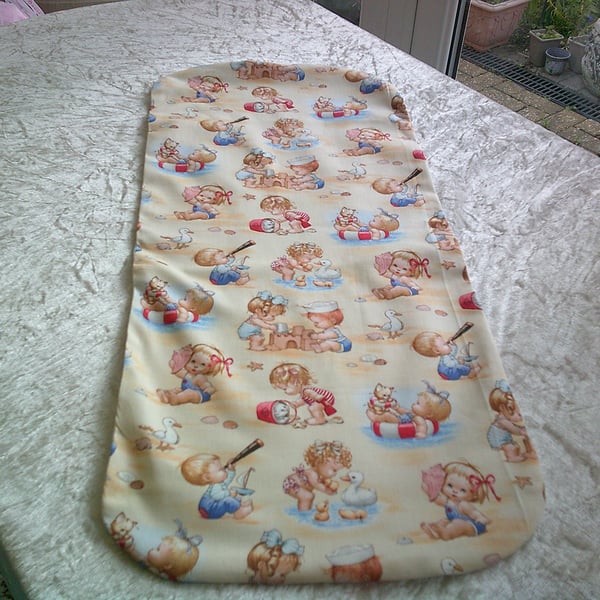 Children on the Beach Burp Cloth