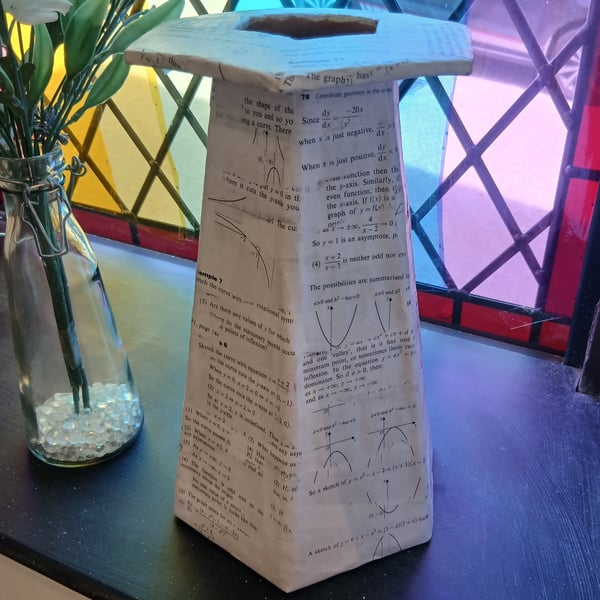 Papier-mache vessel
