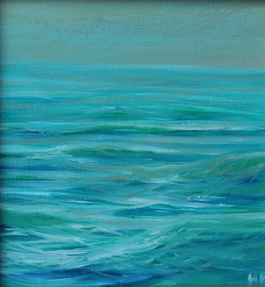 Morning Sea no. 2 - original oil seascape