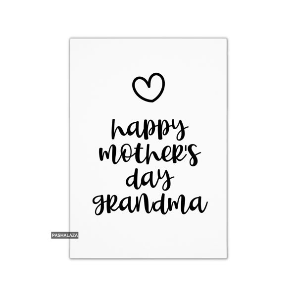 Mother's Day Card - Novelty Greeting Card - Grandma