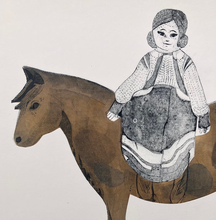 Fjord Horse and Rider 