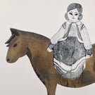 Fjord Horse and Rider 