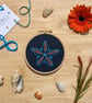 Starfish Embroidery Kit B - Complete kit with detailed instructions - 4" hoop - Image 1