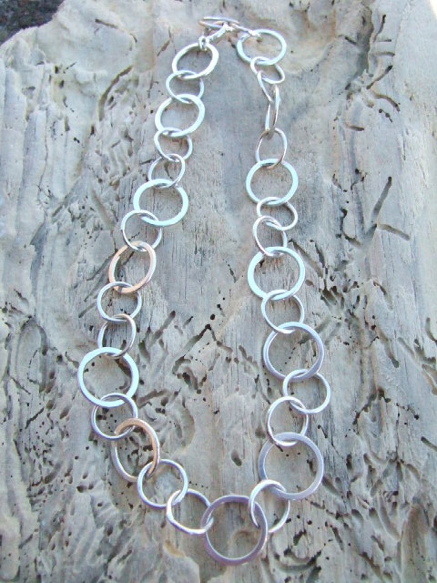 Sterling Silver Hand Made Bracelet Chain