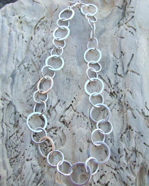Sterling Silver Hand Made Bracelet Chain