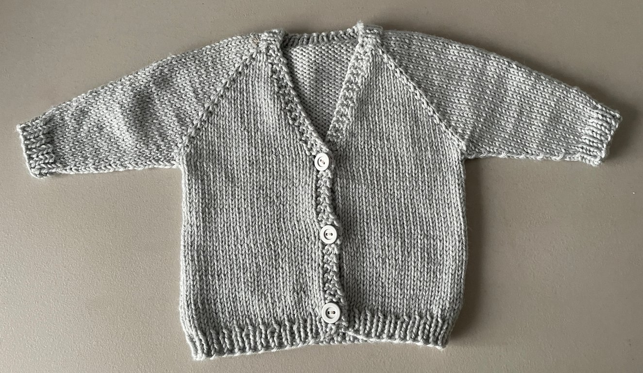 Hand Knitted Baby Cardigan