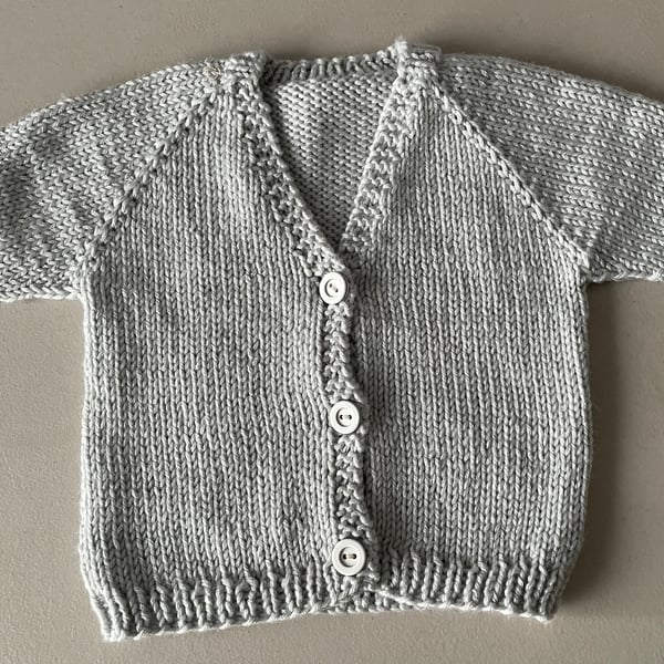 Hand Knitted Baby Cardigan