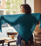 Knitting pattern for a Brioche lace triangular shawl - Image 1