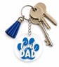 Cat Dad Keyring With Tassel - Image 2
