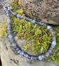 Labradorite aquamarine and silver necklace - Image 1