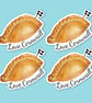 Cornish Pasty Sticker - Cornwall Gift - Image 3